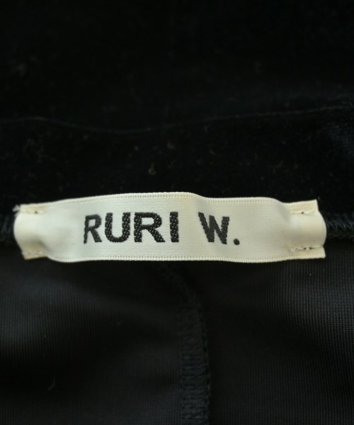 RURI.W（ルリ）ワンピース 黒 サイズ:F レディース/2200677893051