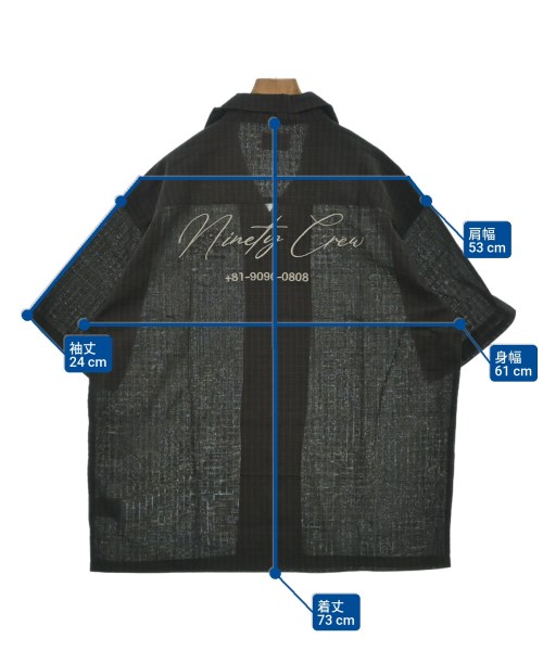 9090（9090）カジュアルシャツ 茶 サイズ:XL メンズ/2200629566118