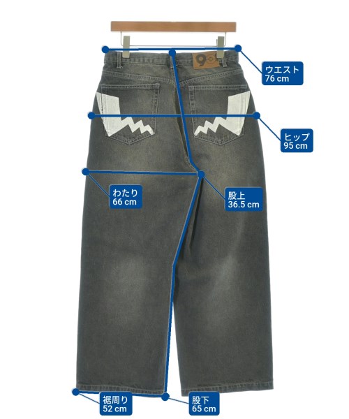 9090（9090）デニムパンツ グレー サイズ:M メンズ/2200693850014