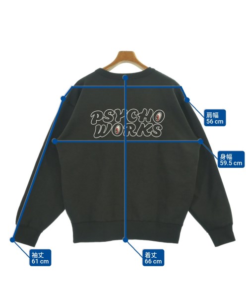 PSYCHO WORKS（サイコワークス）スウェット 黒 サイズ:-(XXL位) メンズ/2200641467035