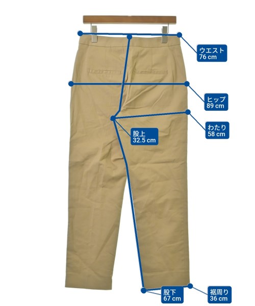 MARIA McMANUS（マリアマクマナス）チノパン ベージュ サイズ:4(XL位) レディース/2200631204206