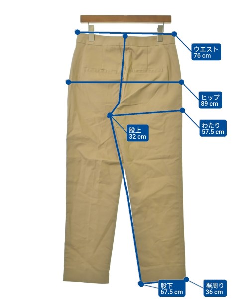 MARIA McMANUS（マリアマクマナス）チノパン ベージュ サイズ:4(XL位) レディース/2200631204213