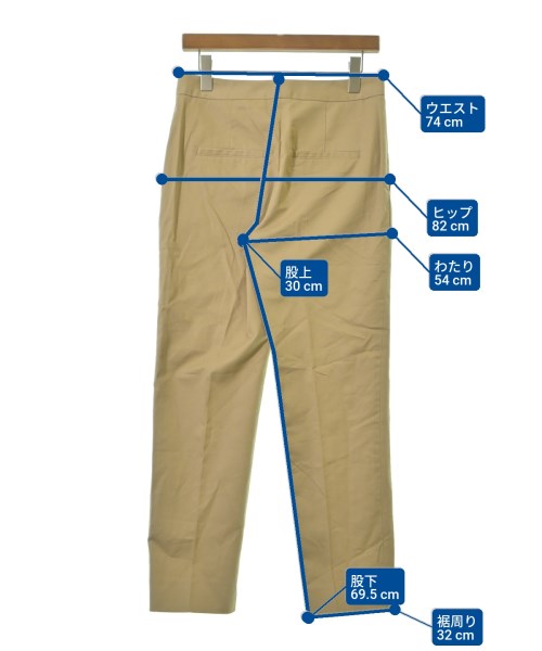 MARIA McMANUS（マリアマクマナス）チノパン ベージュ サイズ:2(M位) レディース/2200631204282