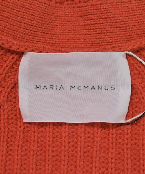 MARIA McMANUS（マリアマクマナス）カーディガン オレンジ サイズ:XS