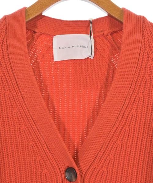 MARIA McMANUS マリアマクマナス カーディガン レディース 【古着】【中古】 MARIA McMANUS（マリアマクマナス）カーディガン オレンジ サイズ:XS
