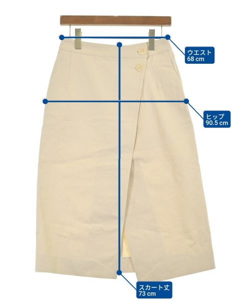 MARIA McMANUS（マリアマクマナス）ロング・マキシ丈スカート 白 サイズ:0(XS位) レディース/2200631229100