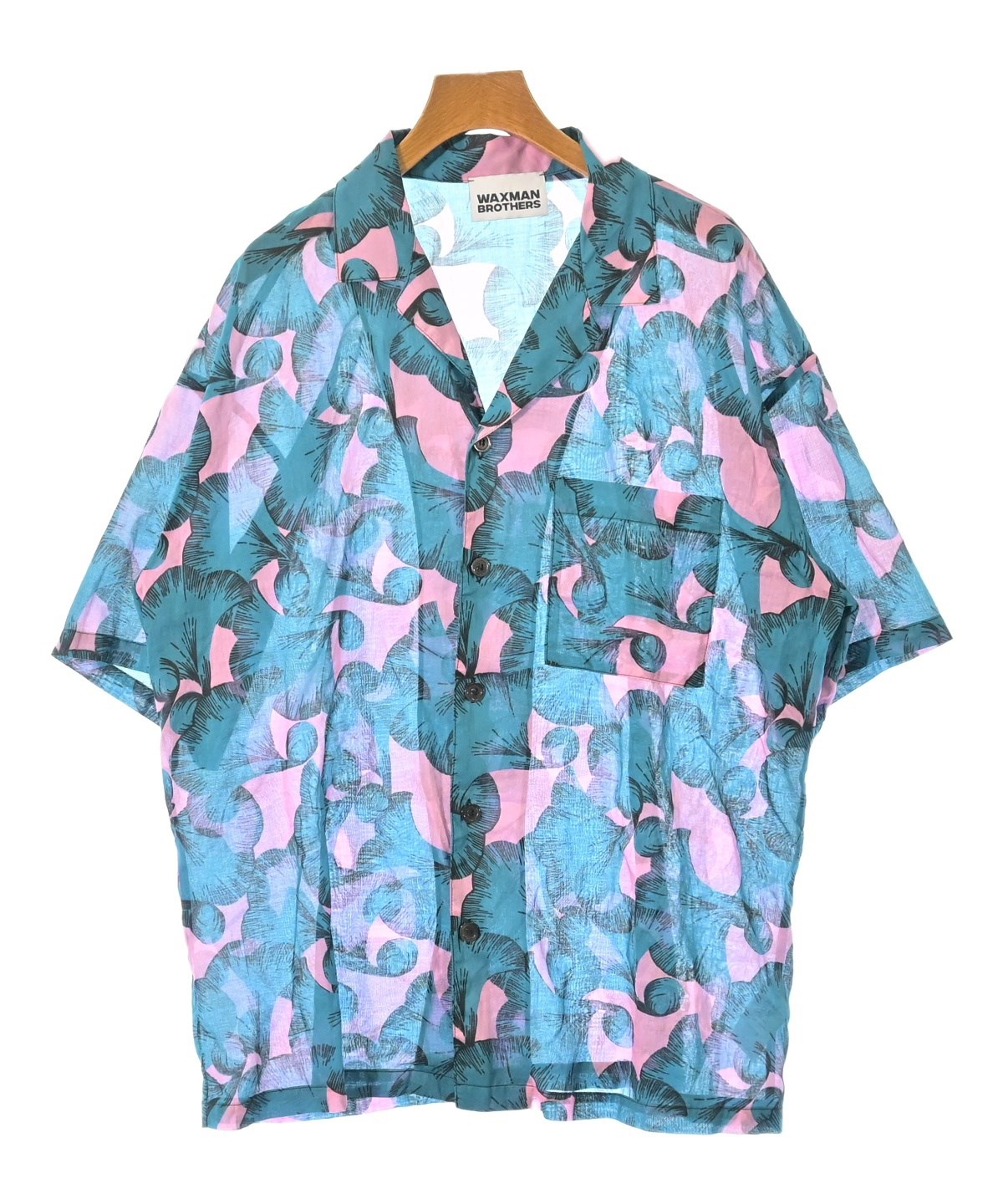 WAXMAN BROTHERS（ワックスマンブラザーズ）カジュアルシャツ 青