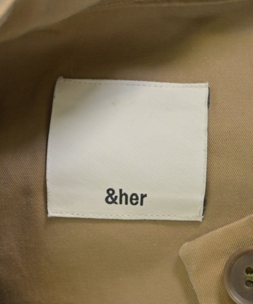 &her（アンドハー）その他 ベージュ サイズ:F レディース/2200634346026
