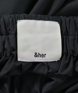 &her（アンドハー）ロング・マキシ丈スカート 黒 サイズ:-(S位) レディース/2200671284015