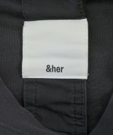 &her（アンドハー）Tシャツ・カットソー 黒 サイズ:F レディース/2200677067063
