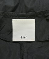 &her（アンドハー）モッズコート 黒 サイズ:-(M位) レディース/2200686698074