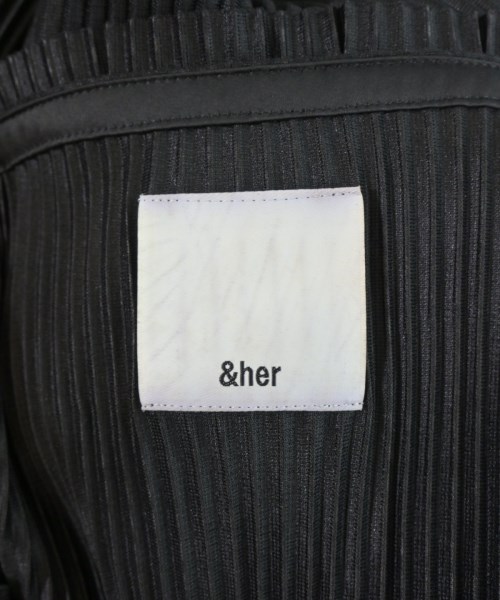&her（アンドハー）ワンピース 黒 サイズ:-(M位) レディース/2200686698296