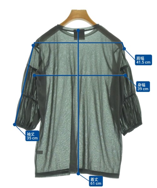 &her（アンドハー）ブラウス 緑 サイズ:-(L位) レディース/2200658365072