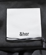 &her（アンドハー）ブラウス 黒 サイズ:-(M位) レディース/2200658471032