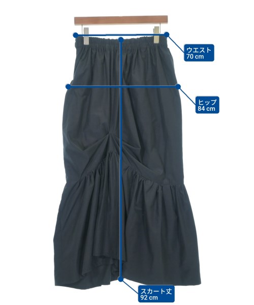 &her（アンドハー）ロング・マキシ丈スカート 黒 サイズ:-(M位) レディース/2200658471247