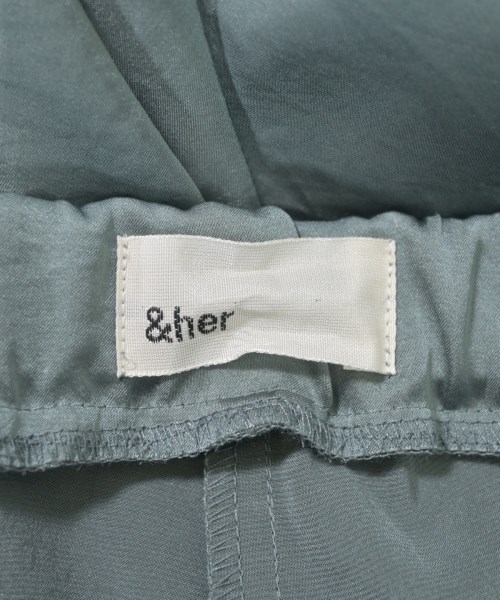 &her（アンドハー）その他 緑 サイズ:-(S位) レディース/2200658471261