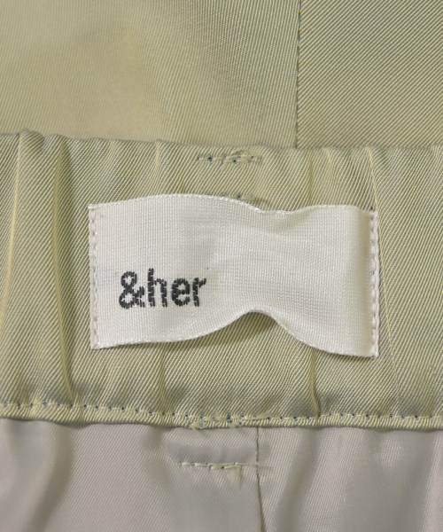 &her（アンドハー）その他 カーキ サイズ:-(M位) レディース/2200658471278