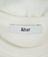 &her（アンドハー）タンクトップ 白 サイズ:-(S位) レディース/2200699076043