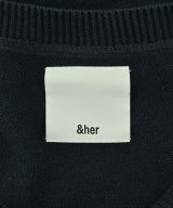&her（アンドハー）ベスト 紺 サイズ:F レディース/2200664675080