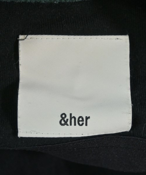 &her（アンドハー）キャミソール 黒 サイズ:-(M位) レディース/2200720404029