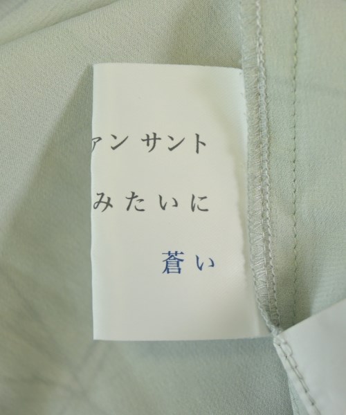 ガスヴァンサントみたいに蒼い（ガスヴァンサントミタイニアオイ）カジュアルシャツ 緑 サイズ:F レディース/2200627545108