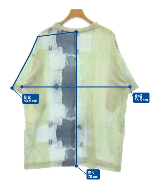 ガスヴァンサントみたいに蒼い（ガスヴァンサントミタイニアオイ）カジュアルシャツ 緑 サイズ:F レディース/2200627545108