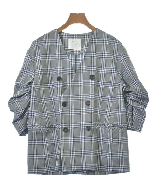 ガスヴァンサントみたいに蒼い(ガスヴァンサントミタイニアオイ)ノーカラージャケット グレー サイズ:F/2200662247050