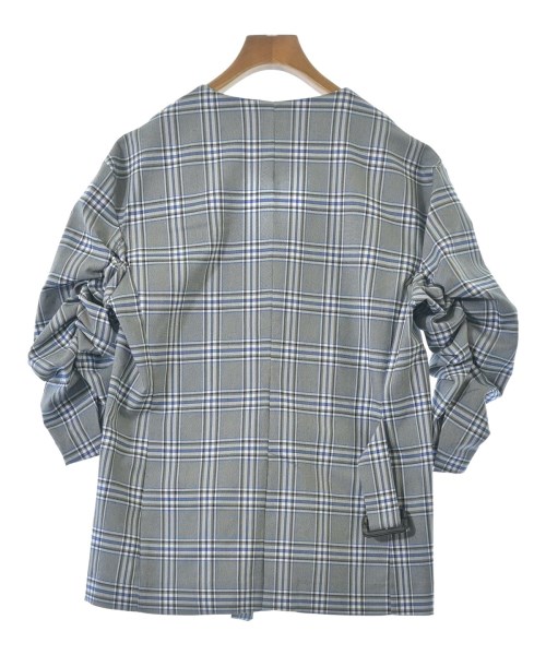 ガスヴァンサントみたいに蒼い（ガスヴァンサントミタイニアオイ）ノーカラージャケット グレー サイズ:F レディース/2200662247050