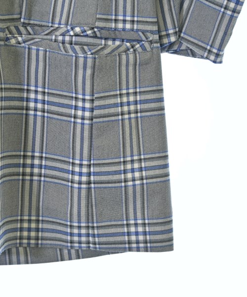 ガスヴァンサントみたいに蒼い（ガスヴァンサントミタイニアオイ）ノーカラージャケット グレー サイズ:F レディース/2200662247050