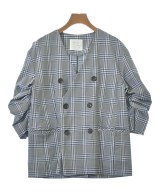 ガスヴァンサントみたいに蒼い（ガスヴァンサントミタイニアオイ）ノーカラージャケット グレー サイズ:F レディース/2200662247050