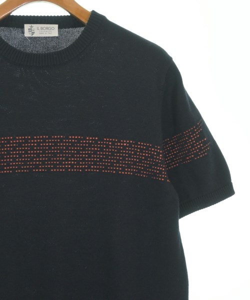 IL BORGO（イルボルゴ）ニット・セーター 紺 サイズ:50(XL位) メンズ/2200658043055