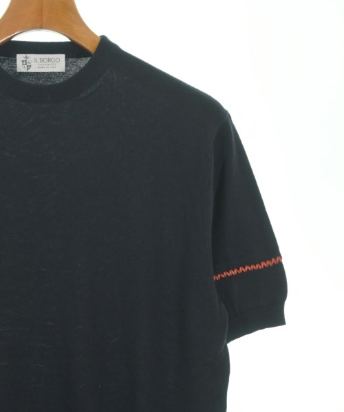IL BORGO（イルボルゴ）ニット・セーター 黒 サイズ:50(XL位) メンズ/2200658043062