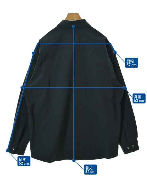 :CASE（ケース）カジュアルシャツ 黒 サイズ:L メンズ/2200643861015