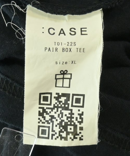 :CASE（ケース）Tシャツ・カットソー 黒 サイズ:XL メンズ/2200720271041