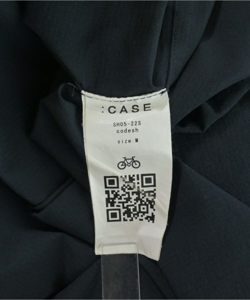 :CASE（ケース）カジュアルシャツ 紺 サイズ:M メンズ/2200684487106