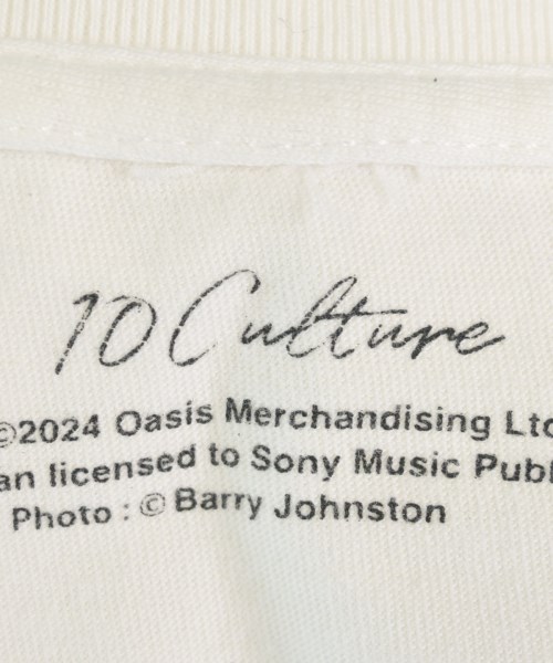 10 Culture（テンカルチャー）Tシャツ・カットソー 白 サイズ:M メンズ/2200616938041