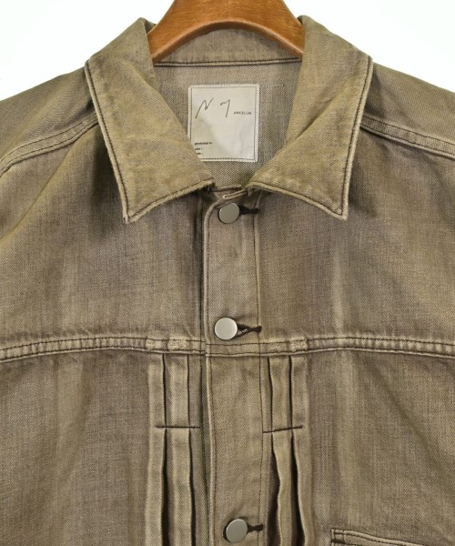 ANCELLM（アンセルム）デニムジャケット 茶 サイズ:1(S位) メンズ/2200625894024
