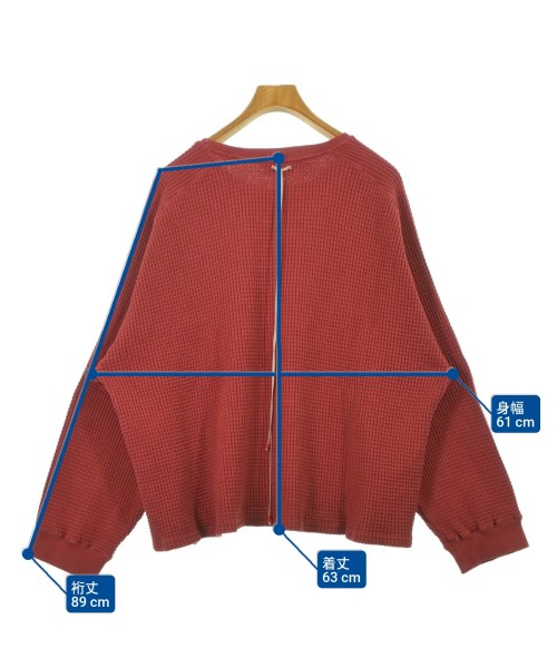 ANCELLM（アンセルム）スウェット 赤 サイズ:2(M位) メンズ/2200643880016