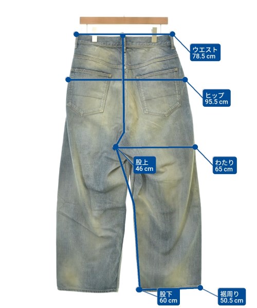 ANCELLM（アンセルム）デニムパンツ 青 サイズ:1(S位) メンズ/2200623750100