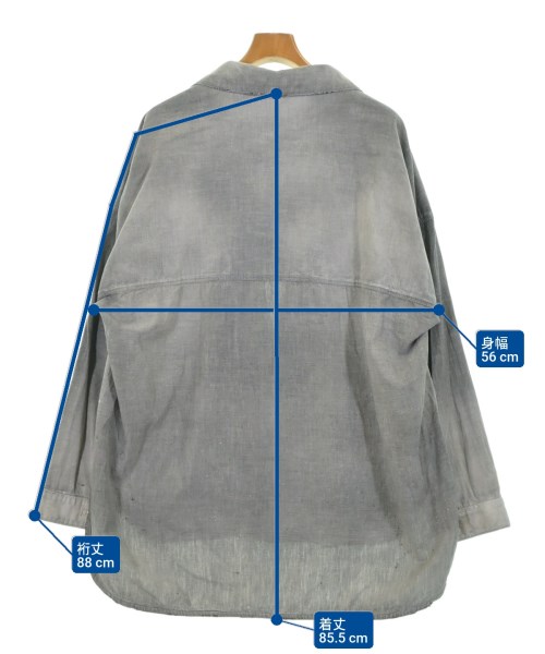 ANCELLM（アンセルム）カジュアルシャツ グレー サイズ:2(M位) メンズ/2200675614672