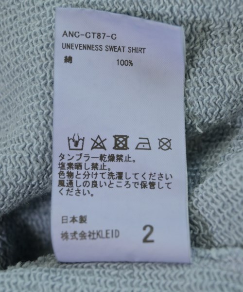 ANCELLM（アンセルム）スウェット 青 サイズ:2(M位) メンズ/2200699796019