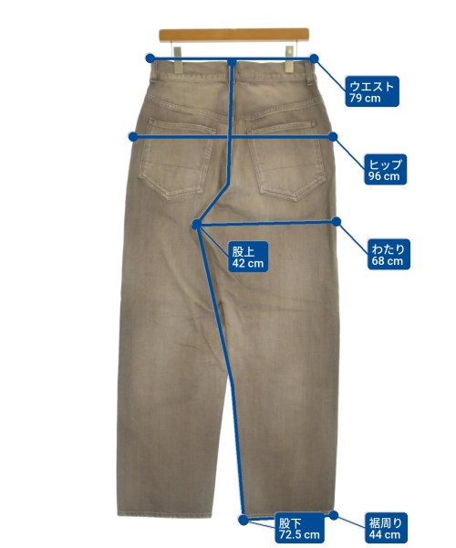 ANCELLM（アンセルム）デニムパンツ ベージュ サイズ:1(S位) メンズ/2200640660178