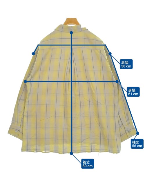 ANCELLM（アンセルム）カジュアルシャツ グレー サイズ:1(S位) メンズ/2200640660307