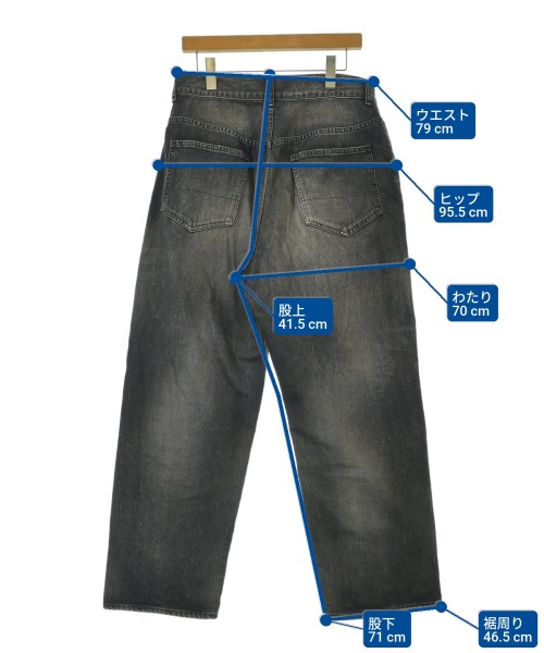 ANCELLM（アンセルム）デニムパンツ 黒 サイズ:2(M位) メンズ/2200658402036