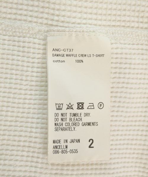 ANCELLM（アンセルム）Tシャツ・カットソー 白 サイズ:2(M位) メンズ/2200699138147