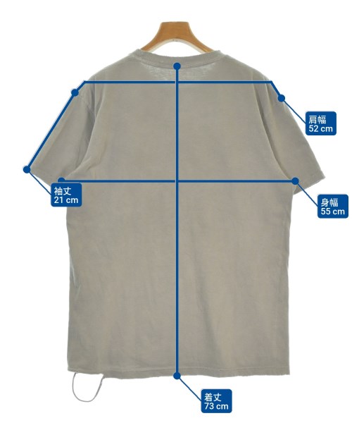 ANCELLM（アンセルム）Tシャツ・カットソー グレー サイズ:1(S位) メンズ/2200672285073