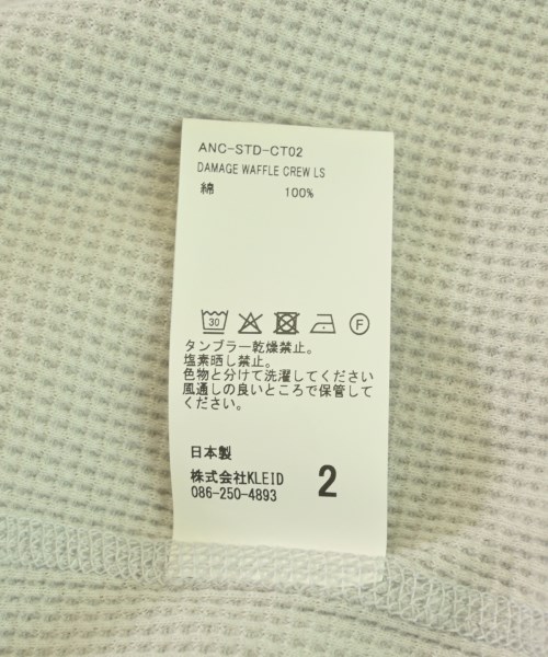 ANCELLM（アンセルム）Tシャツ・カットソー グレー サイズ:2(M位) メンズ/2200725083045