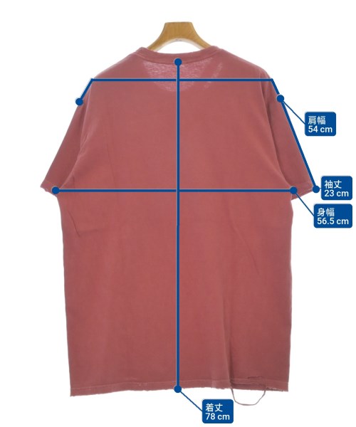 ANCELLM（アンセルム）Tシャツ・カットソー 赤 サイズ:F メンズ/2200690385076