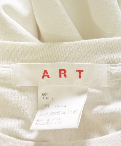 ART（アート）Tシャツ・カットソー 白 サイズ:1(S位) レディース/2200689816109