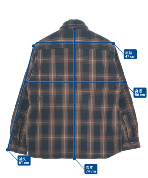 BIG MIKE（ビッグマイク）カジュアルシャツ 紺 サイズ:L メンズ/2200621396027